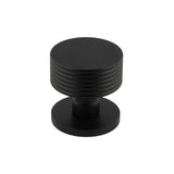 Frelan - Ribbon Mortice Door Knobs - Matt Black