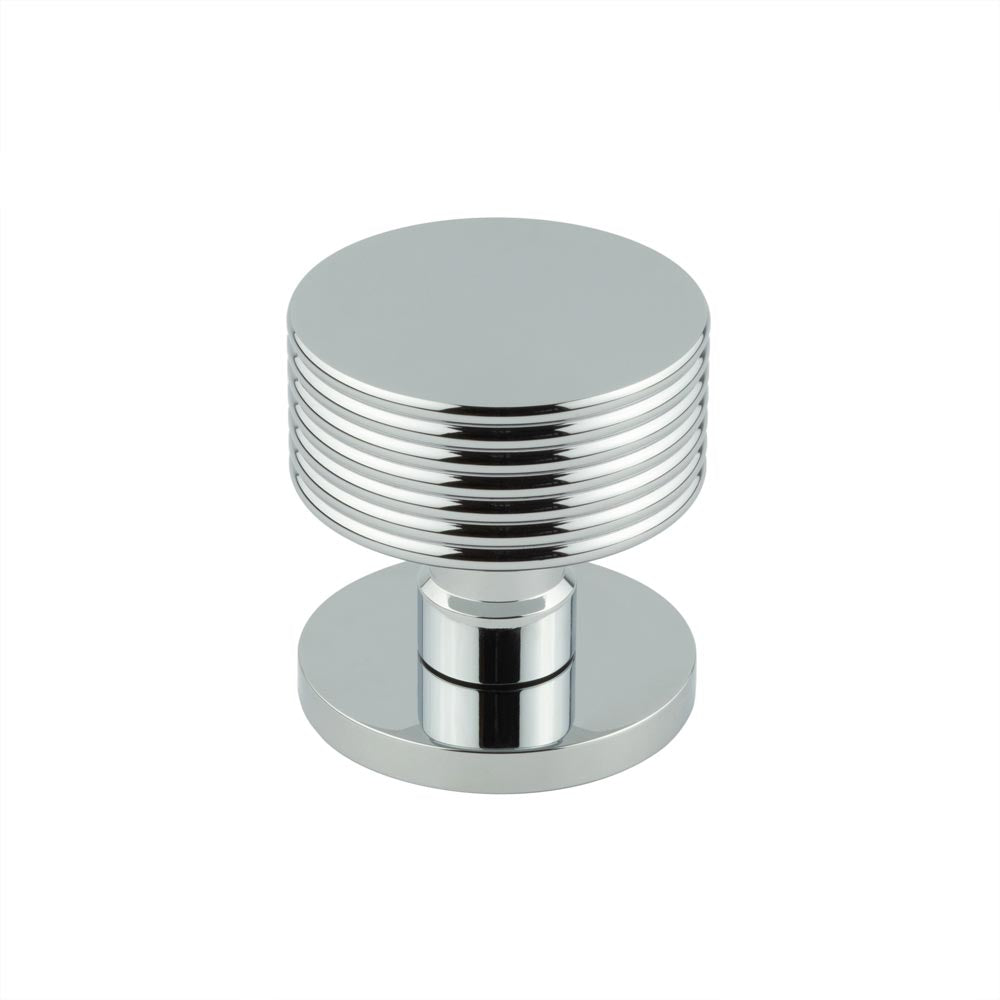 Frelan - Ribbon Mortice Door Knobs - Polished Chrome