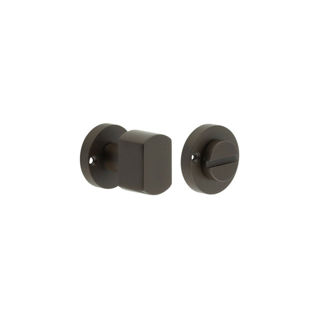 High quality image of Frelan - Contemporary Dark Bronze Turn & Release for Mortice Knobs Sku. JV813DB