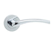 High quality image of Frelan - Opal Door Handle on Rose Polished Chrome Sku. JV844PC