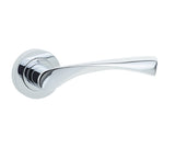 High quality image of Frelan - Comet Door Handle in Polished Chrome Sku. JV845PC