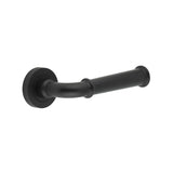 High quality image of Frelan - Classic Matt Black Lever on rose Sku. JV847MB