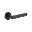 High quality image of Frelan - Jedo Hex Black Door Handle Sku. JV849MB