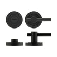 High quality image of Frelan - Jedo Black Easy Thumb Turn & Lock Sku. JV856MB