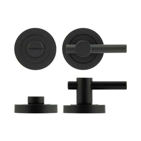 High quality image of Frelan - Jedo Black Easy Thumb Turn & Lock Sku. JV856MB