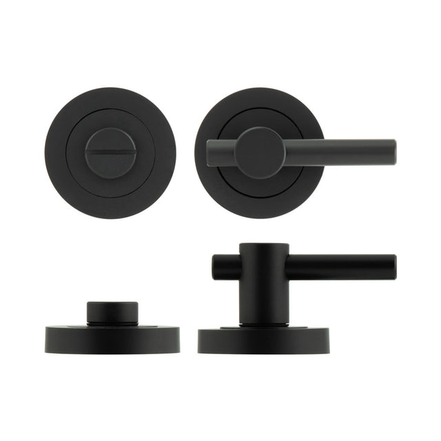 High quality image of Frelan - Jedo Black Easy Thumb Turn & Lock Sku. JV856MB