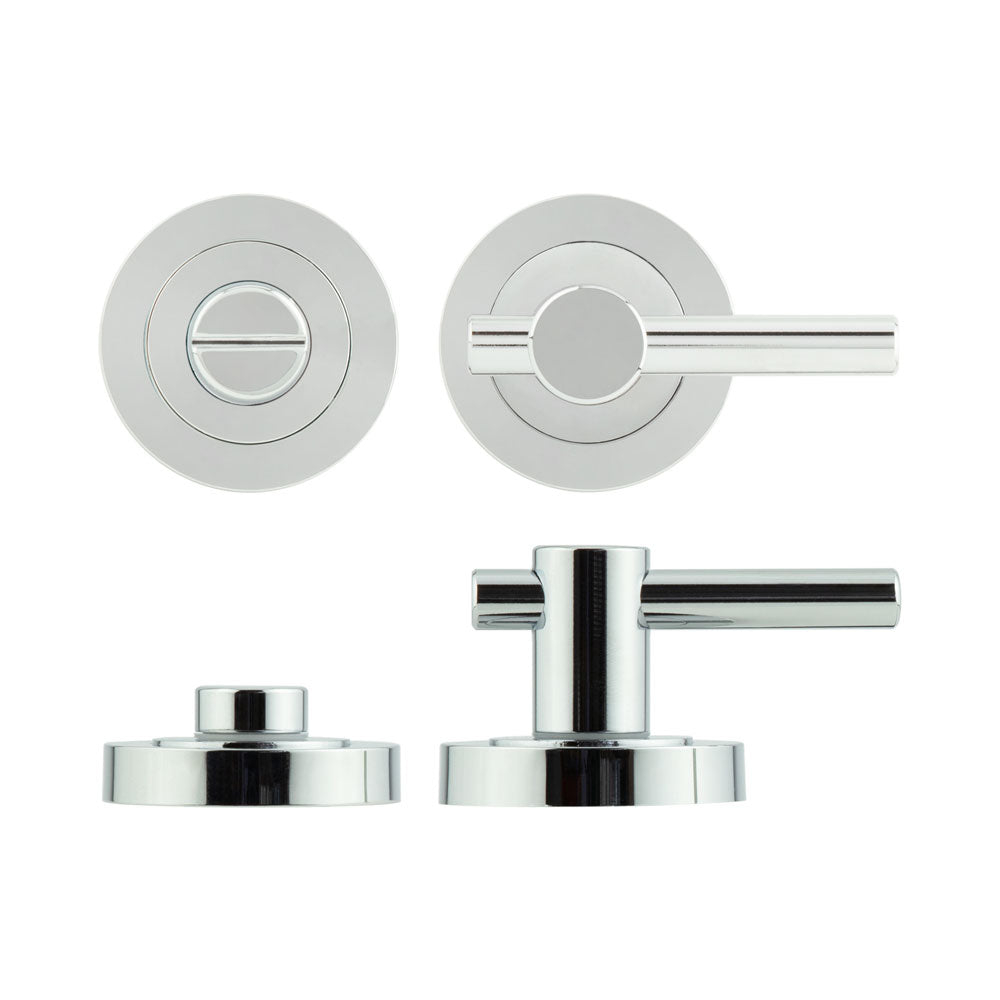 High quality image of Frelan - Jedo Polished Chrome Easy Thumb Turn & Lock Sku. JV856PC