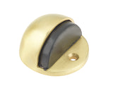 High quality image of Frelan - Jedo Oval Floor Mounted Door Stop 46x26mm Satin Brass Sku. JV86SB