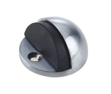 High quality image of Frelan - Jedo Oval Floor Mounted Door Stop 46x26mm Satin Chrome Sku. JV86SC