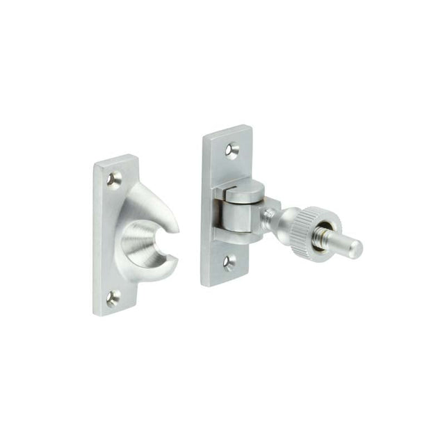 This is an image showing the Frelan - Brighton Fastener - Satin Chrome available to order from Trade Door Handles in Kendal