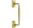 This is an image showing the Frelan - Wessex 200mm Pull Handle - Polished Brass available to order from Trade Door Handles in Kendal