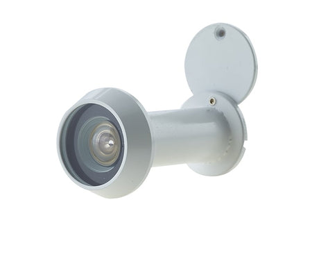 This is an image showing the Frelan - 200 Degree Door Viewer 35-55mm - White available to order from Trade Door Handles in Kendal