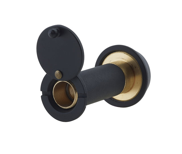 High quality image of Frelan - Jedo 180 Degree Door Viewers C/W Intumescent Black Sku. JV945BL
