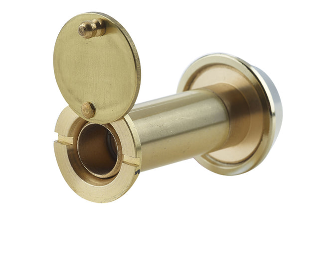 High quality image of Frelan - Jedo 180 Degree Door Viewers C/W Intumescent Polished Brass Sku. JV945PB