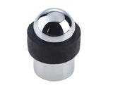 High quality image of Frelan - Jedo Dome Topped Floor Mounted Door Stop 48x28mm Polished Chrome Sku. JV9560PC