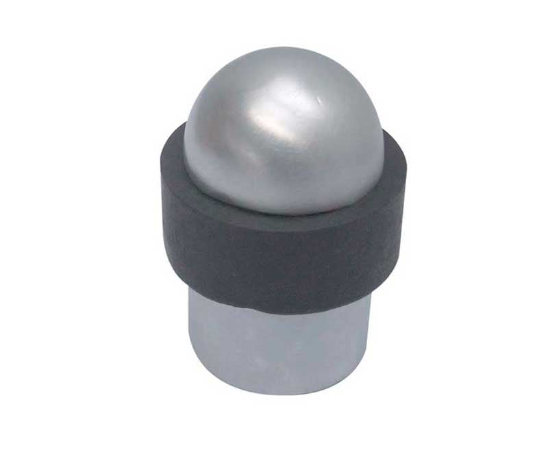 High quality image of Frelan - Dome Topped Floor Mounted Door Stop - Satin Chrome | Sku. jv9560sc | available to order from Trade Door Handles in Kendal.