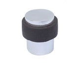 High quality image of Frelan - Jedo Cylinder Floor Mounted Door Stop 36x28mm Polished Chrome Sku. JV9565PC