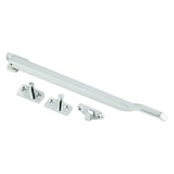 High quality image of Frelan - Modern Non Lockable Casement Stays 250mm Polished Chrome Sku. JW77PC
