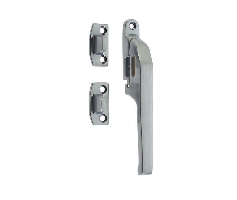 High quality image of Frelan - Jedo Modern Non Lockable Casement Fasteners 124mm Satin Chrome Sku. JW78SC