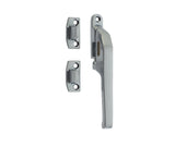 High quality image of Frelan - Jedo Modern Non Lockable Casement Fasteners 124mm Satin Chrome Sku. JW78SC