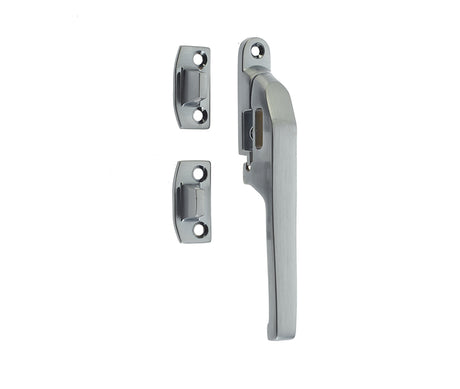 High quality image of Frelan - Jedo Modern Non Lockable Casement Fasteners 124mm Satin Chrome Sku. JW78SC