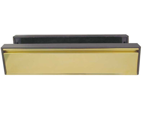 High quality image of Frelan - 295 x 71mm GOLD LETTERPLATE | Sku. jw80g | available to order from Trade Door Handles in Kendal.