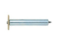 High quality image of Frelan - Jedo Concealed Door Closer with Rectangular Plate 140mm Electro Brassed Sku. JW900EB