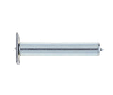 High quality image of Frelan - Jedo Concealed Door Closer with Rectangular Plate 140mm Satin Chrome Sku. JW900SC
