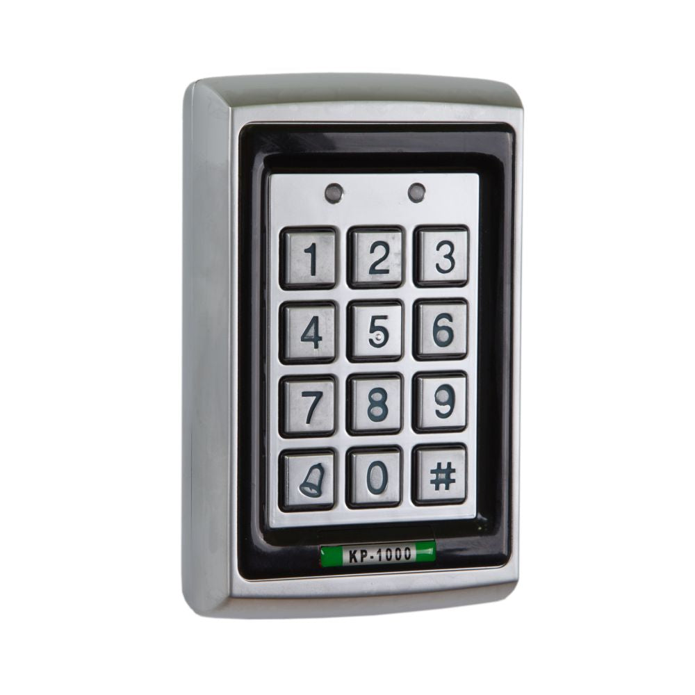 High quality image of the Zoo Hardware - Keypad with Electroplated Anti Vandal Case - External if used with Rainshield | Sku. kp1000 | available to order from Trade Door Handles in Kendal.