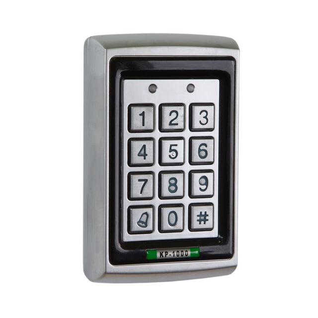 High quality image of the Zoo Hardware - Keypad with Electroplated Anti Vandal Case - External if used with Rainshield | Sku. kp1000 | available to order from Trade Door Handles in Kendal.