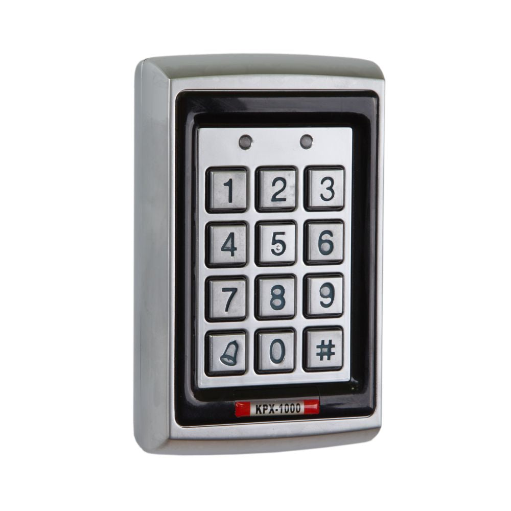 High quality image of the Zoo Hardware - Keypad with Electroplated Anti Vandal Case (Proximity Reader) - External if used with Rainshield | Sku. kpx1000 | available to order from Trade Door Handles in Kendal.