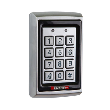 High quality image of the Zoo Hardware - Keypad with Electroplated Anti Vandal Case (Proximity Reader) - External if used with Rainshield | Sku. kpx1000 | available to order from Trade Door Handles in Kendal.