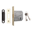 High quality image of Eurospec - 3 Lever Deadlock 76mm - Electro Brassed | Sku. lde5330eb | Trade Door Handles.