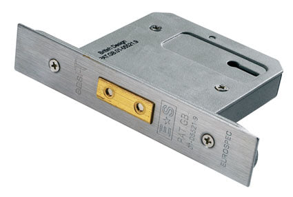 High quality image of Eurospec - Easi-T 5 Lever Deadlock 64mm - Satin Stainless Steel | Sku. lds5525sss | Trade Door Handles.