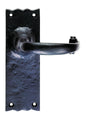 High quality image of Ludlow - Traditional Lever on Latch Backplate - Black Antique | Sku. lf5502 | Trade Door Handles.