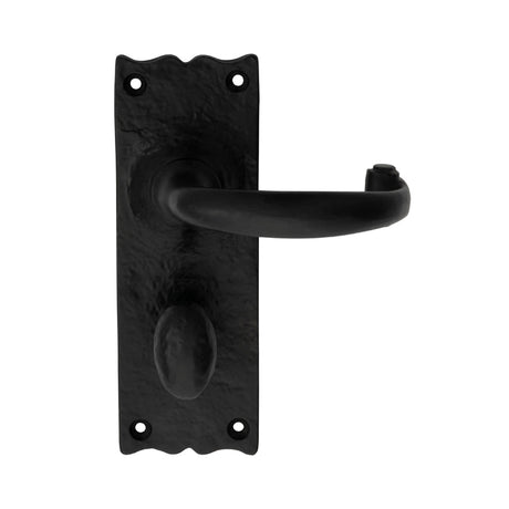 High quality image of Ludlow - Traditional Lever on WC Backplate - Black Antique | Sku. lf5503 | Trade Door Handles.