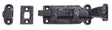 High quality image of Ludlow - Straight Door Bolt 108mm - Black Antique | Sku. lf5530a | Trade Door Handles.