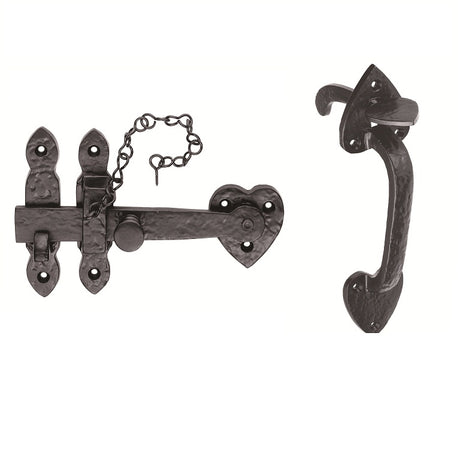 High quality image of Ludlow - Black Antique Thumb Latch Set - Black Antique | Sku. lf5535 | Trade Door Handles.