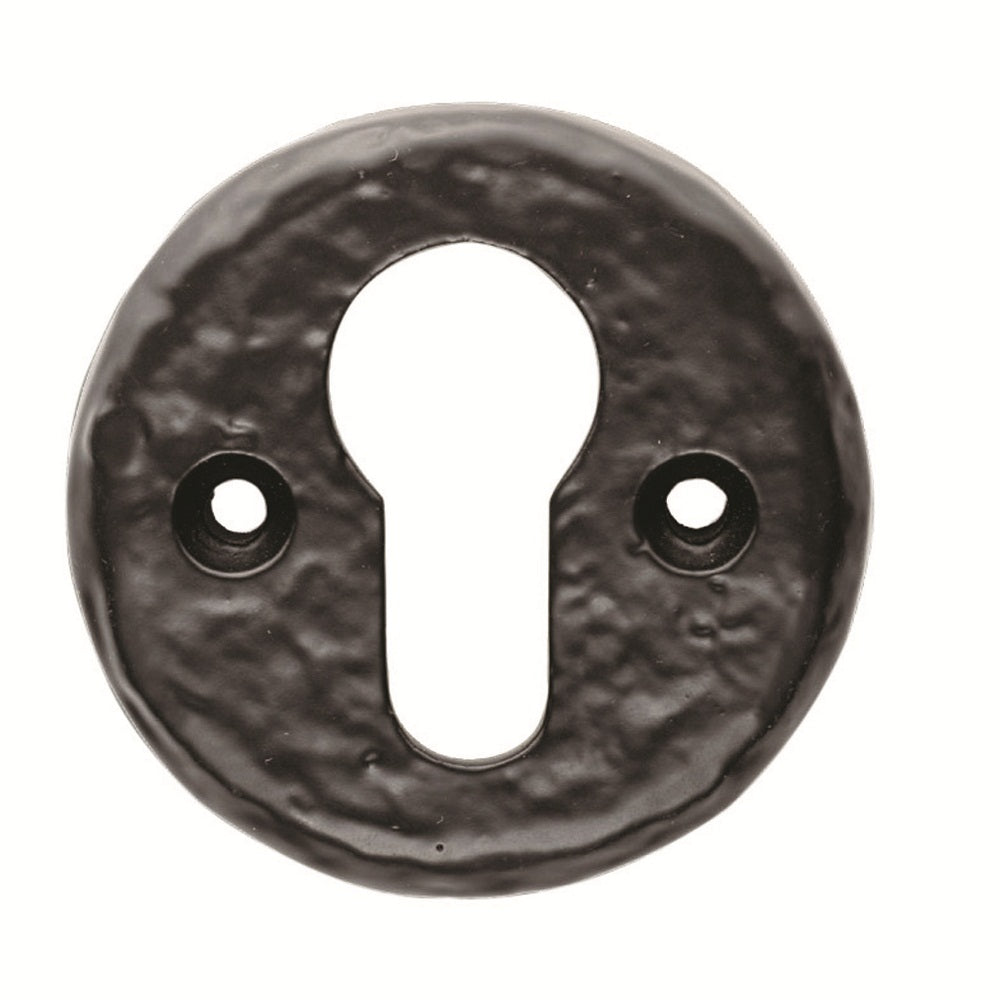 High quality image of Ludlow - Euro Escutcheon - Black Antique | Sku. lf5539 | Trade Door Handles.