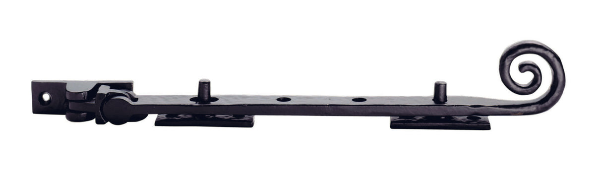 High quality image of Ludlow - Curly Tail Casement Stay 305mm - Black Antique | Sku. lf5541c | Trade Door Handles.