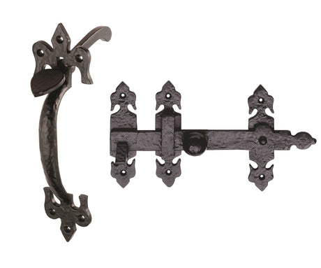 High quality image of Ludlow - Suffolk Latch - Black Antique | Sku. lf5548 | Trade Door Handles.