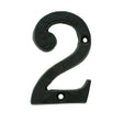 High quality image of Ludlow - Numeral 2 (Face Fix) - Black Antique | Sku. lf55492 | Trade Door Handles.