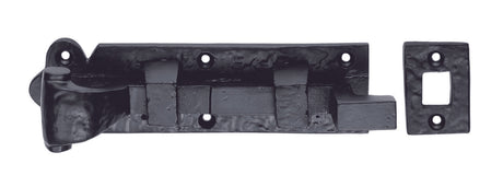 High quality image of Ludlow - Cranked Door Bolt 115mm - Black Antique | Sku. lf5563a | Trade Door Handles.