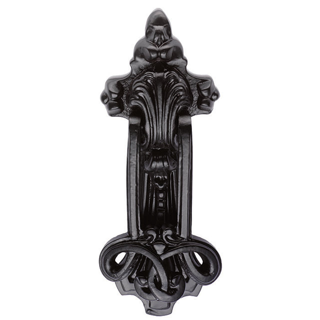 High quality image of Ludlow - Ornate Door Knocker - Black Antique | Sku. lf5591 | Trade Door Handles.