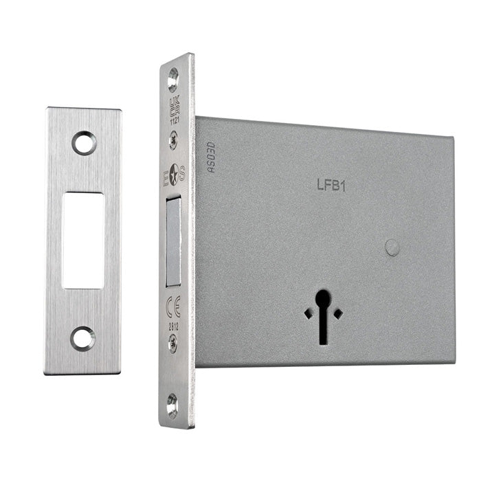 High quality image of Carlisle Brass - FB1 FIRE BRIGADE LOCK | Sku. lfb1sss | Trade Door Handles.