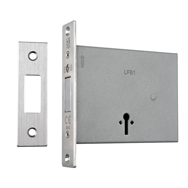 High quality image of Carlisle Brass - FB1 FIRE BRIGADE LOCK | Sku. lfb1sss | Trade Door Handles.