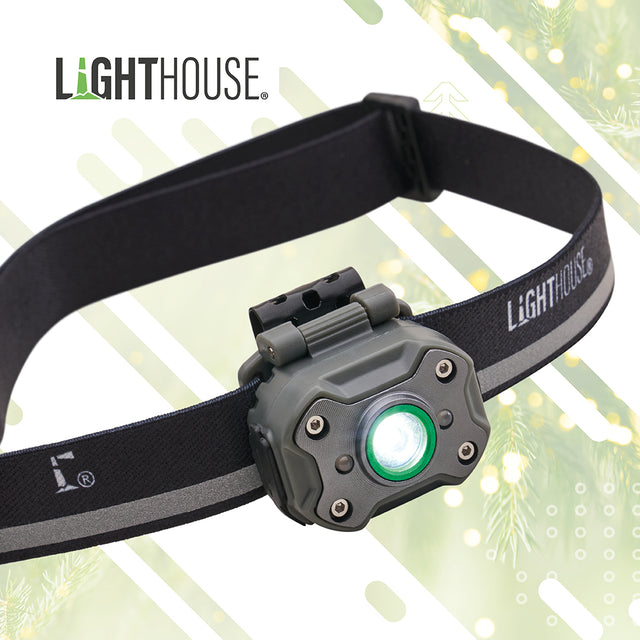 Lighthouse Elite Rechargeable LED Head Torch - 400 Lumens