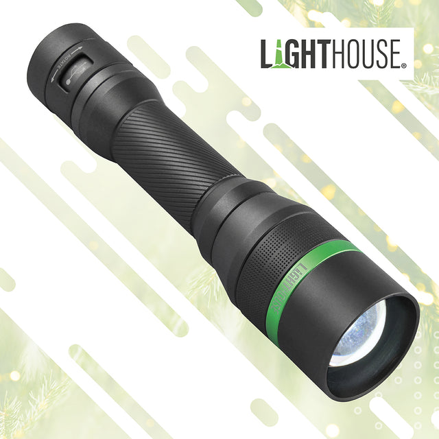 Lighthouse Focus Rechargeable LED Torch - 1000 Lumens