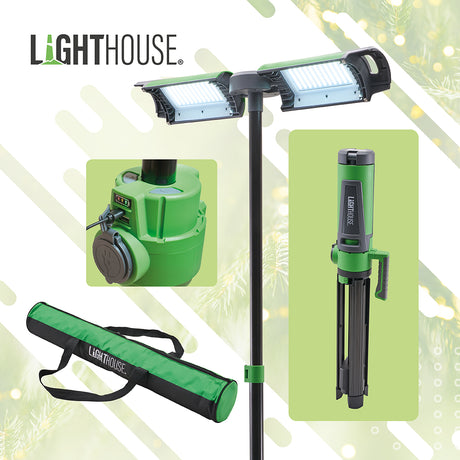 Lighthouse Rechargeable LED Site Light - 10,000 Lumens