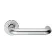 High quality image of Eurospec - 19mm Safety Lever - DDA compliant - Satin Anodised Aluminium | Sku. lrs9001saa | Trade Door Handles.